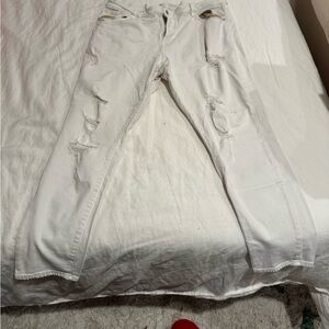 White Ripped Jeans